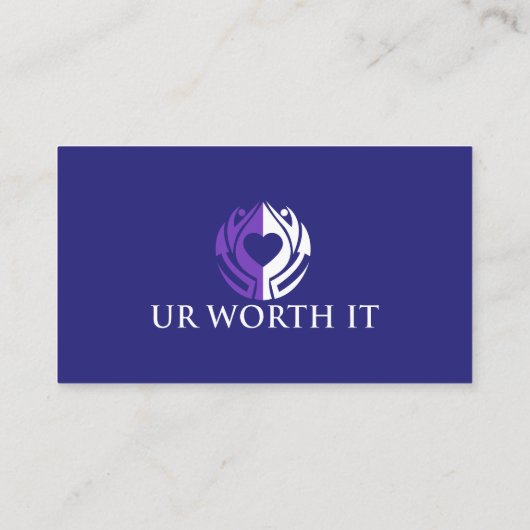 UR WORTH IT Reference Card Aanbevelingskaartje (Achterkant)