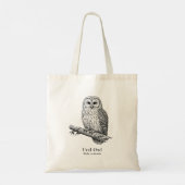 Ural Owl Tote Bag (Achterkant)