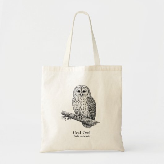 Ural Owl Tote Bag (Voorkant)