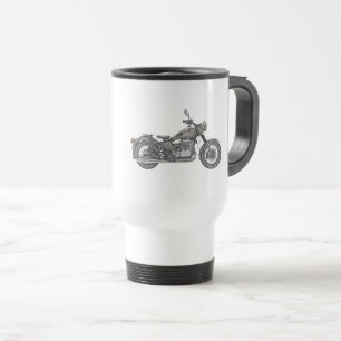 Urale motorfiets reisbeker