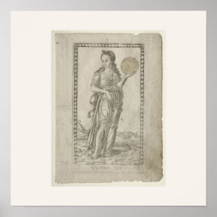 Urania Renaissance Astronomie - Affiche carrée