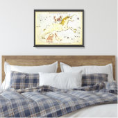 Urania's Mirror,  sterrenkunde Hemelkaart Canvas Afdruk (Insitu (Slaapkamer))