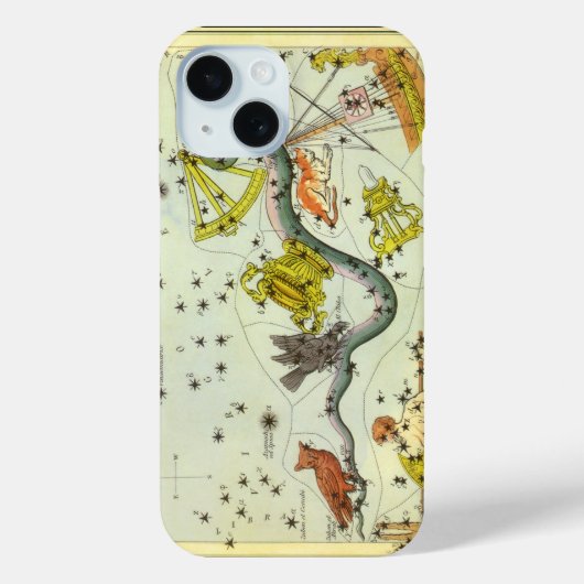 Urania's Mirror, sterrenkunde Hemelkaart Case-Mate iPhone Case (Achterkant)