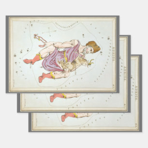 Urania's Mirror,  sterrenkunde Hemelkaart Inpakpapier Vel