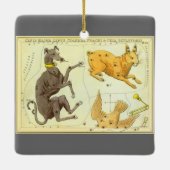 Urania's Mirror,  sterrenkunde Hemelkaart Keramisch Ornament (Achterkant)