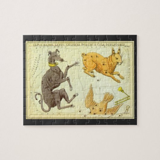 Urania's Mirror,  sterrenkunde Hemelkaart Legpuzzel (Horizontaal)