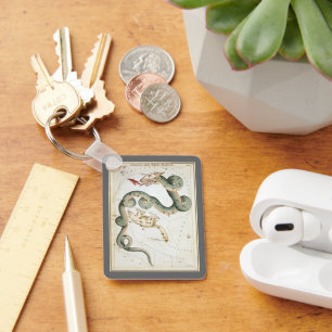 Urania's Mirror, sterrenkunde Hemelkaart Sleutelhanger