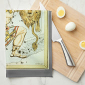 Urania's Mirror, sterrenkunde Hemelkaart Theedoek (Quarter Fold)