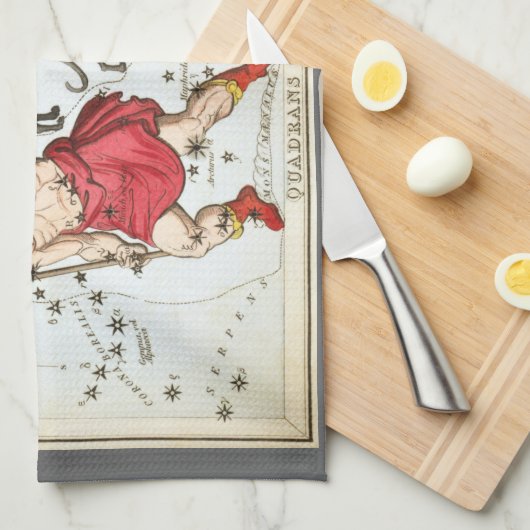 Urania's Mirror, sterrenkunde Hemelkaart Theedoek (Quarter Fold)