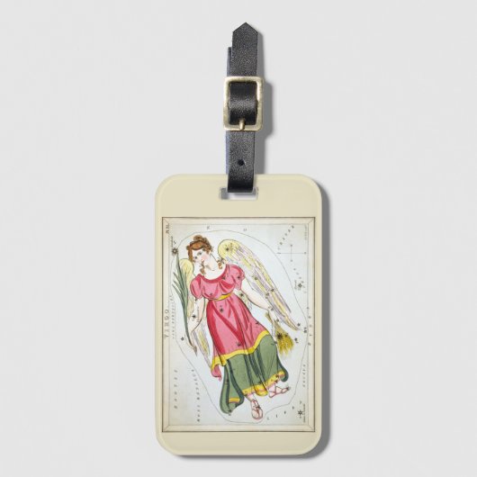 Urania's Mirror, Virgo Constellation Bagagelabel (Voorkant (verticaal))