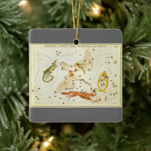 Urania's Spiegel, Antieke Astronomische Hemelkaart Keramisch Ornament