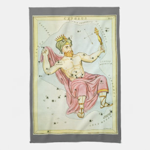 Urania's Spiegel, Antieke Hemelkaart Astronomie Theedoek