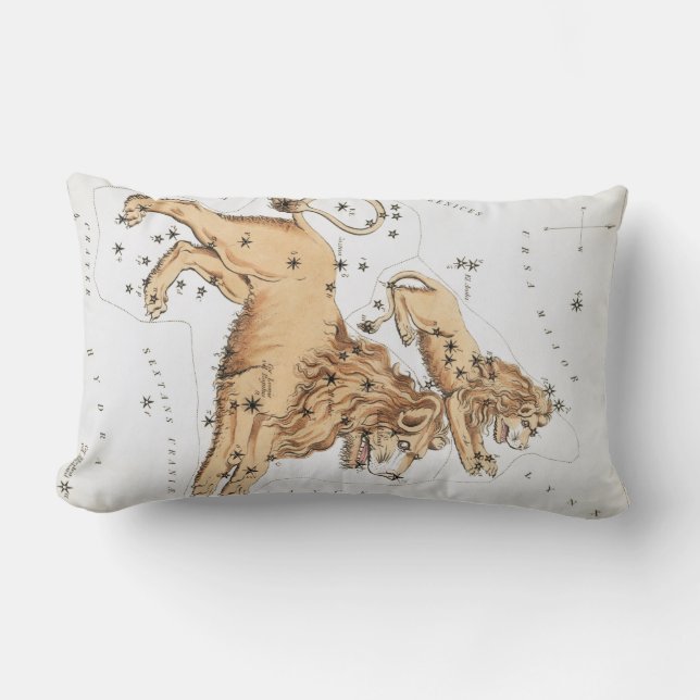 Urania's spiegel,  Leo Constellation Kussen (Voorkant)