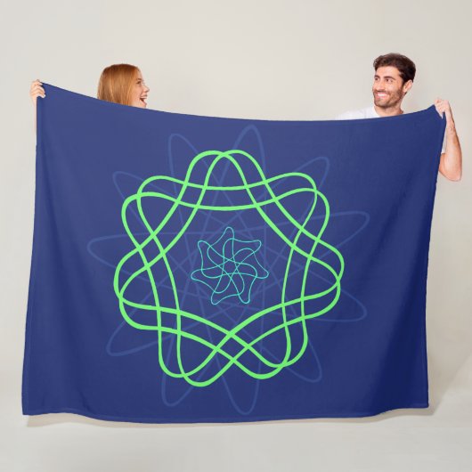 Uranium Glow Fleece Deken (In situ)