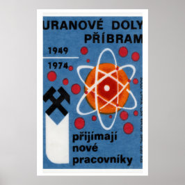 Uranium Mining - Matchbox Print - Czech Wall Art