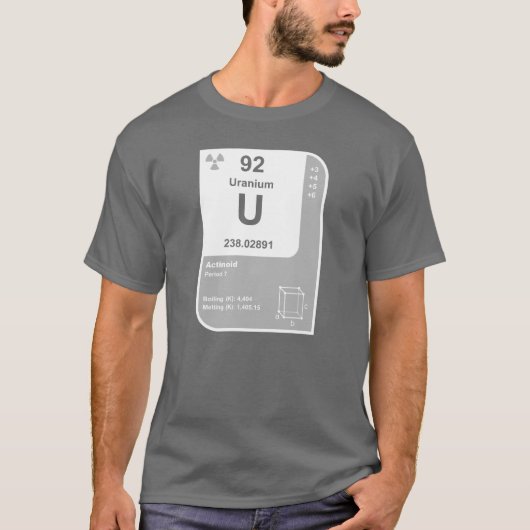 Uranium (U) T-shirt (Voorkant)
