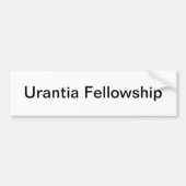 Urantia Fellowship Bumpersticker (Voorkant)