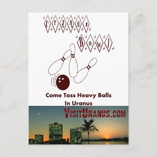 Uranus Bowl Briefkaart (Voorkant)