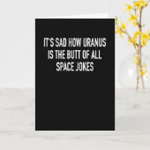 Uranus Butt Space Jokes Planet 9 Space Kaart (Gele Bloem)