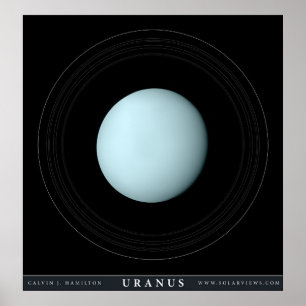 Uranus de Planet Poster