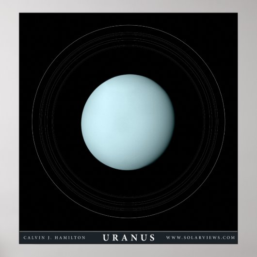 Uranus de Planet Poster (Voorkant)