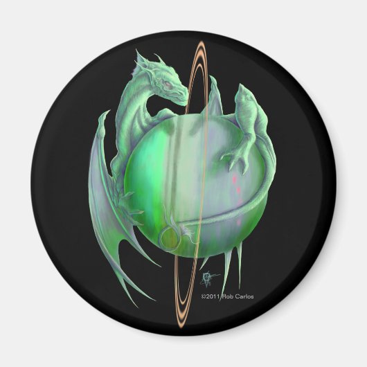 Uranus Dragon MAgnet Magneet (Voorkant)