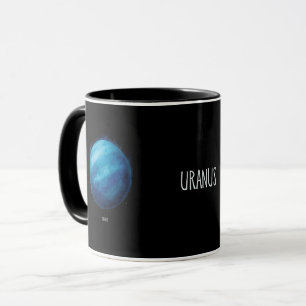 Uranus Planeet Kunstwerk – Kosmische ruimte Illust Mok