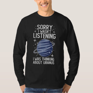 Uranus Planet Ring Solar System Gas Atmosphere Spa T-shirt