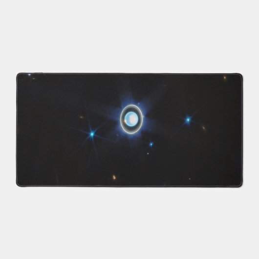 Uranus planétaire avec anneaux et lunes Image JWST (Recto)