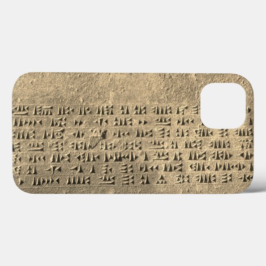 Urartu Ancient Armenian Cuneiform IPhone Case (Achterkant (horizontaal))