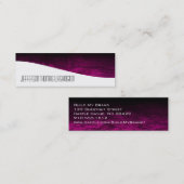 Urbain Moderne Professionnel Carte de visite mince (Devant / Derrière)