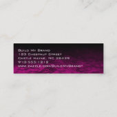 Urbain Moderne Professionnel Carte de visite mince (Dos)