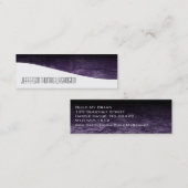 Urbain Moderne Professionnel Carte de visite mince (Devant / Derrière)