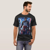 Urbain Ronin : Neon Samurai Anime T-Shirt (Devant entier)