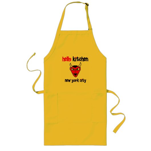 Urban59 Hell's Kitchen Devil Apron Lang Schort (Voorkant)