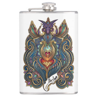 Urban 3D Mythic Soul Vinyl Wrapped Flask Heupfles