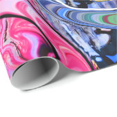 Urban abstracte spin art cadeaupapier (Rol Hoek)