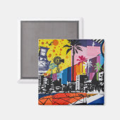 Urban art. 18. magneet (Voorkant / Achterkant)