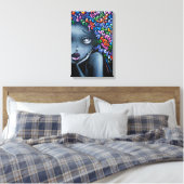Urban Art Canvas Afdruk (Insitu (Slaapkamer))