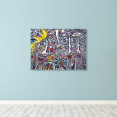 Urban Art Canvas Afdruk (Insitu (Houten vloer))