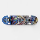 Urban Art Face Skateboard (Horizontaal)