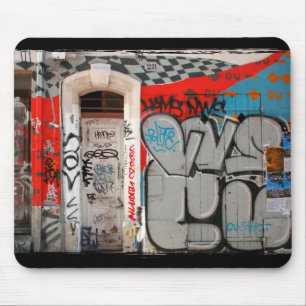 Urban art graffitis muismat