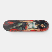 Urban Art Vrouw Skateboard (Horizontaal)