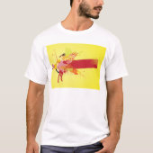 Urban Banner Red Yellow T-Shirt (Voorkant)