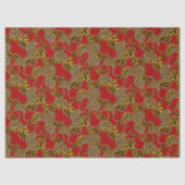 Urban Baroque Gold Chains Animal Print Tissuepapier (Voorkant)