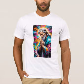 Urban Believer : Graffiti Religious Print T-shirt (Devant)