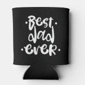Urban Best Dad Ever White Script Vaderdag Gift Blikjeskoeler (Achterkant)