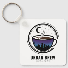 Urban Brew City Skyline Coffee Sleutelhanger