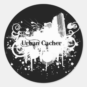 Urban Cacher Ronde Sticker