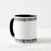 Urban Camouflage Pattern - Black & Grey Mok (Voorkant links)